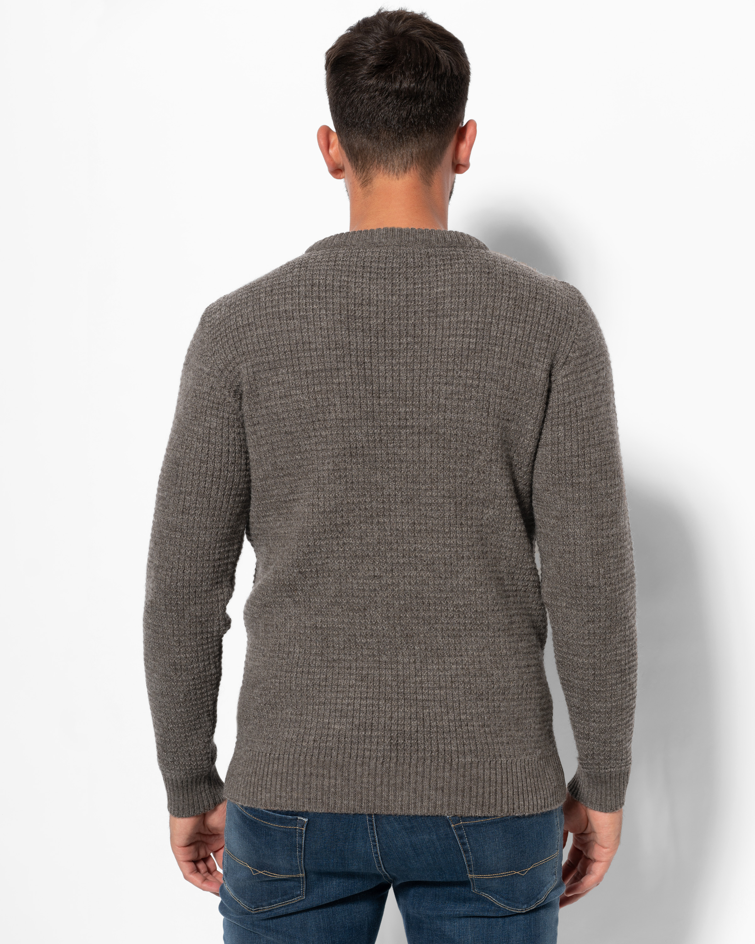 Undyed Wool Pullover