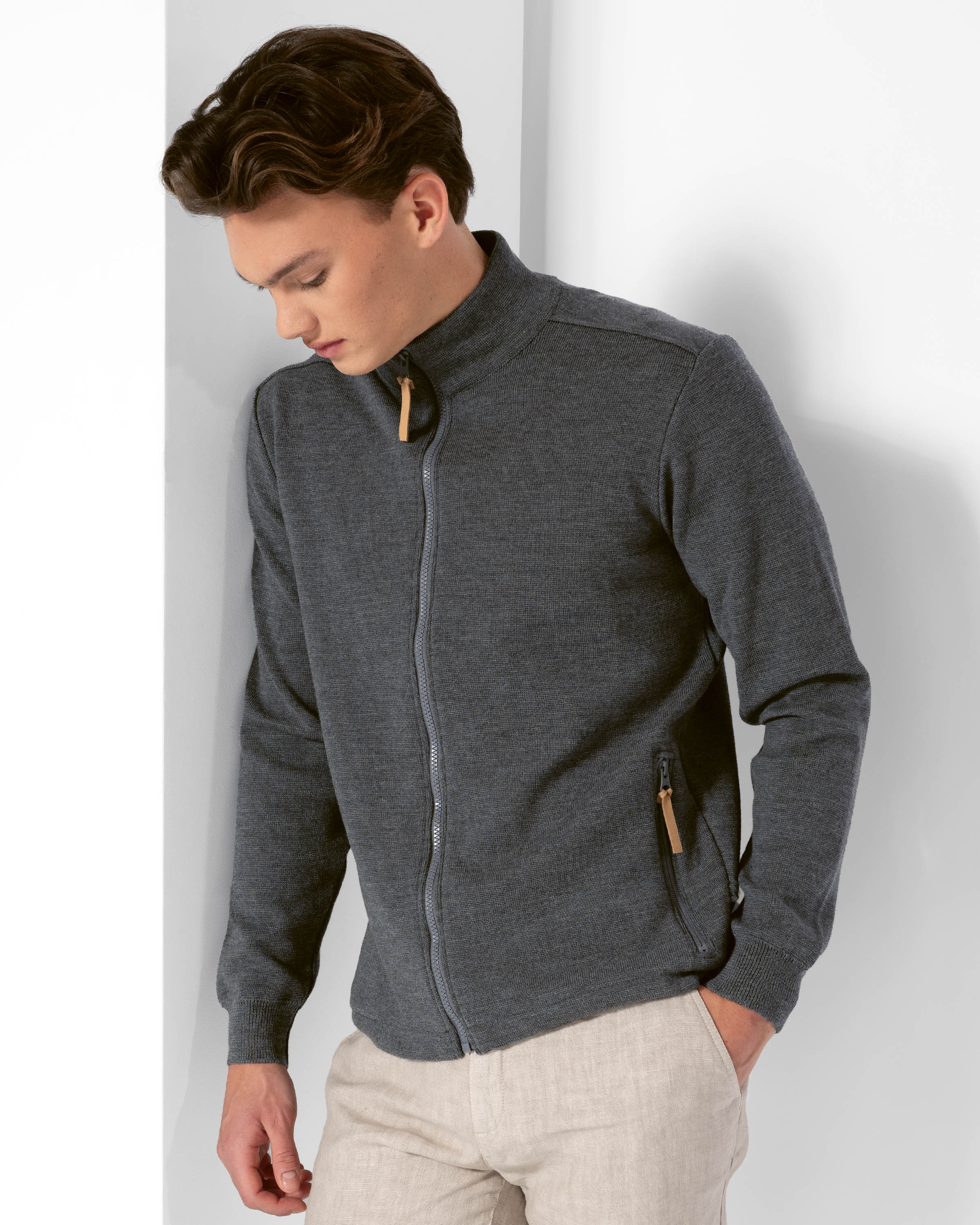 Merino Strickjacke