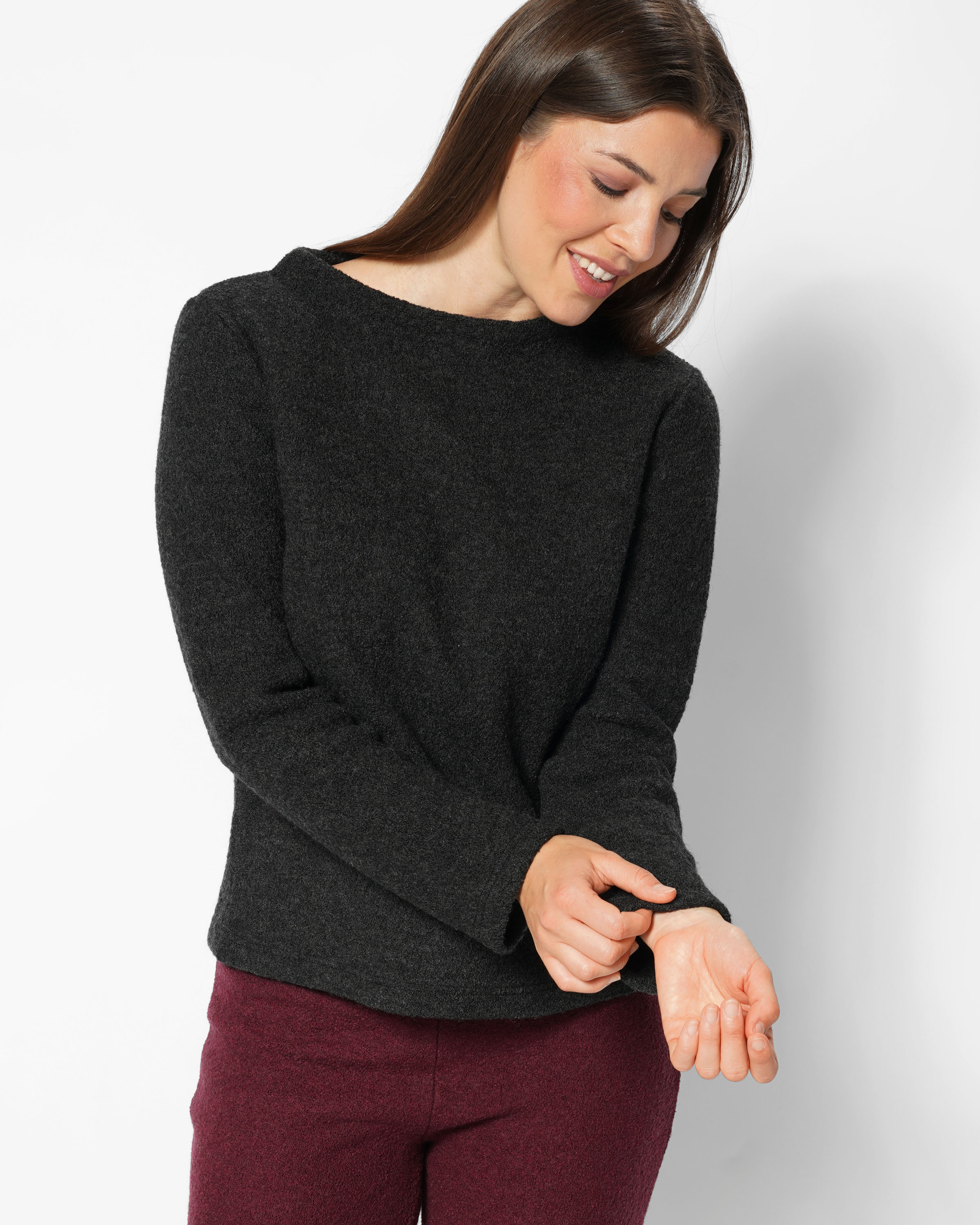 Wollkrepp Pullover