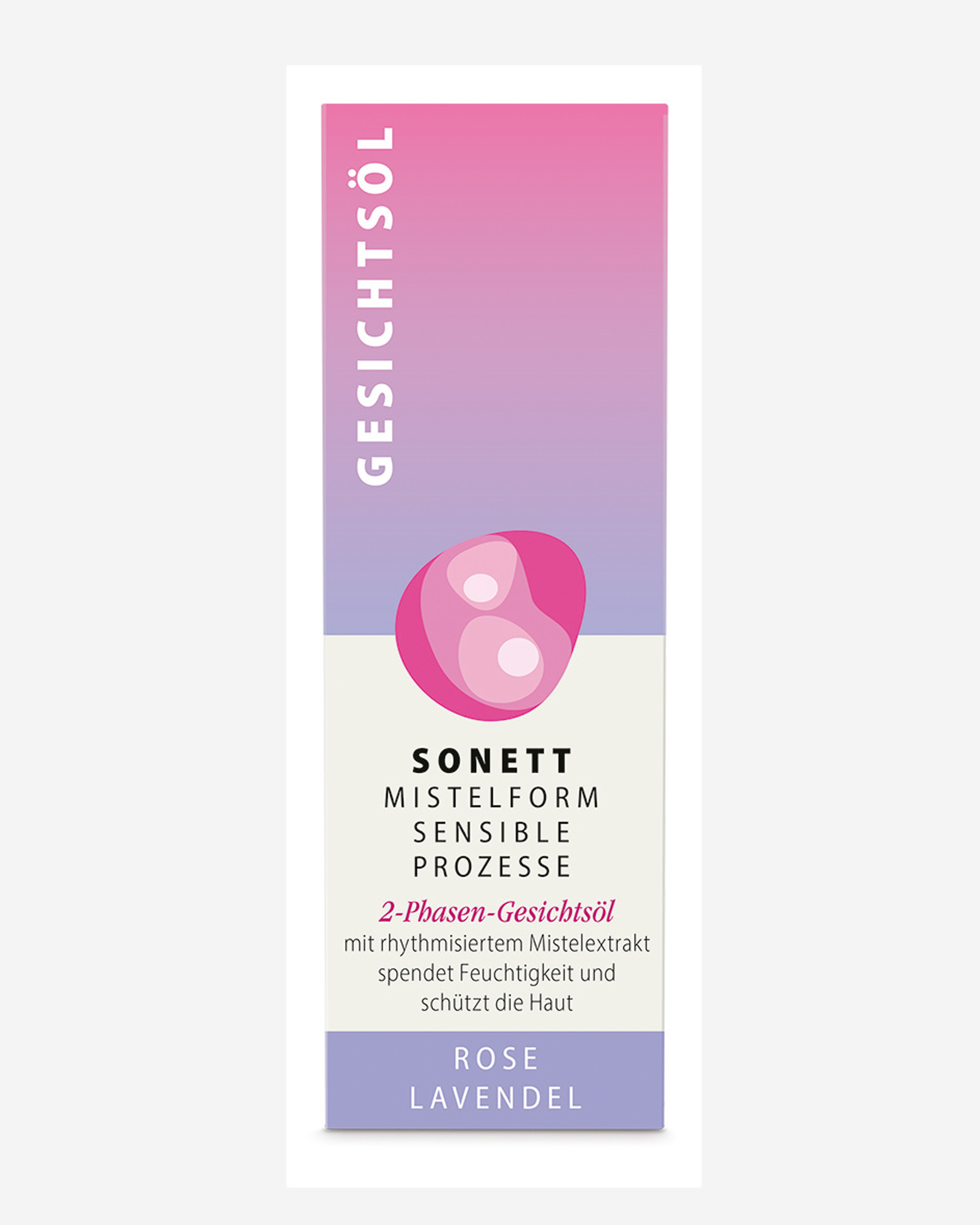2-Phasen Gesichtsöl Rose Lavendel