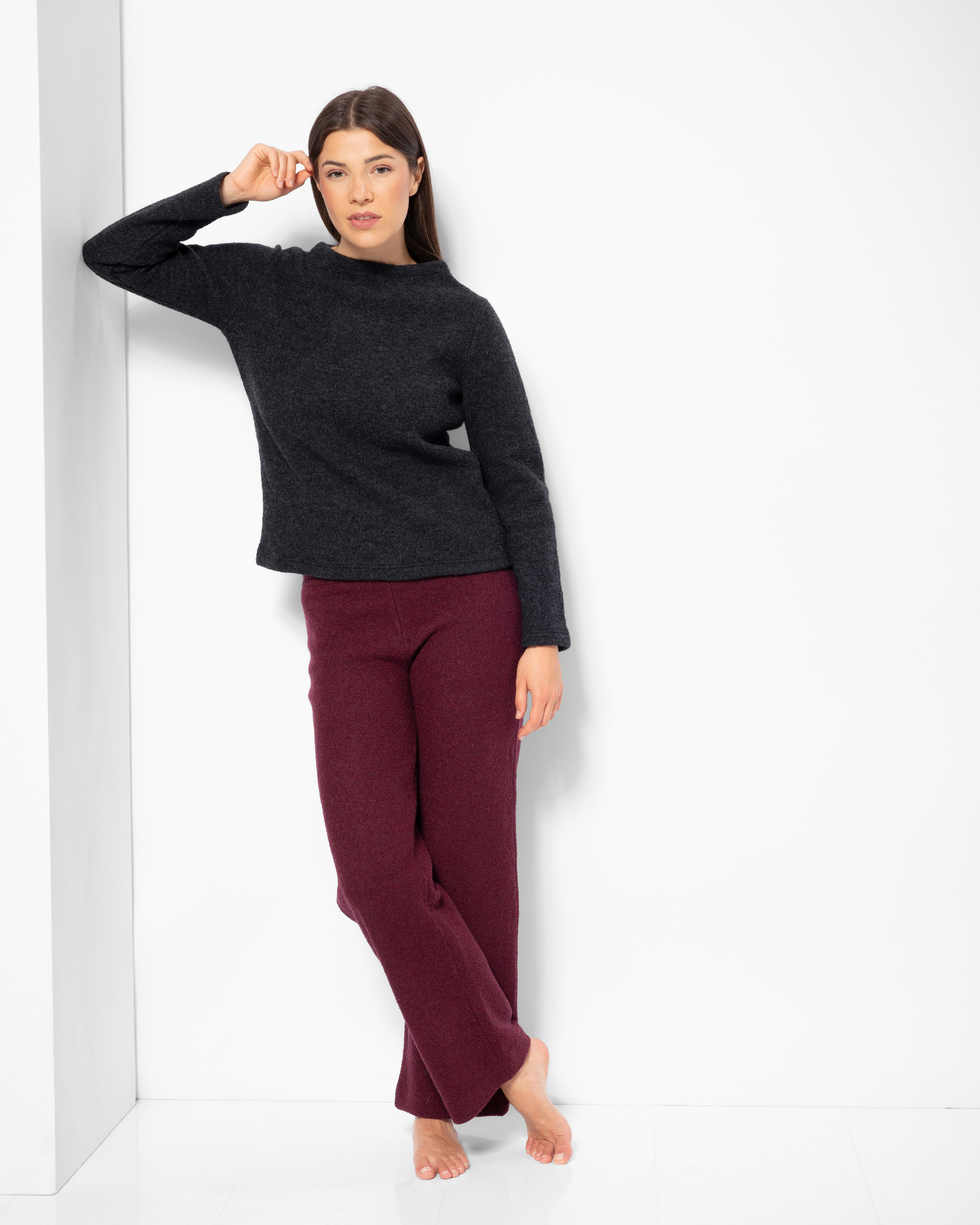 Wollkrepp Hose