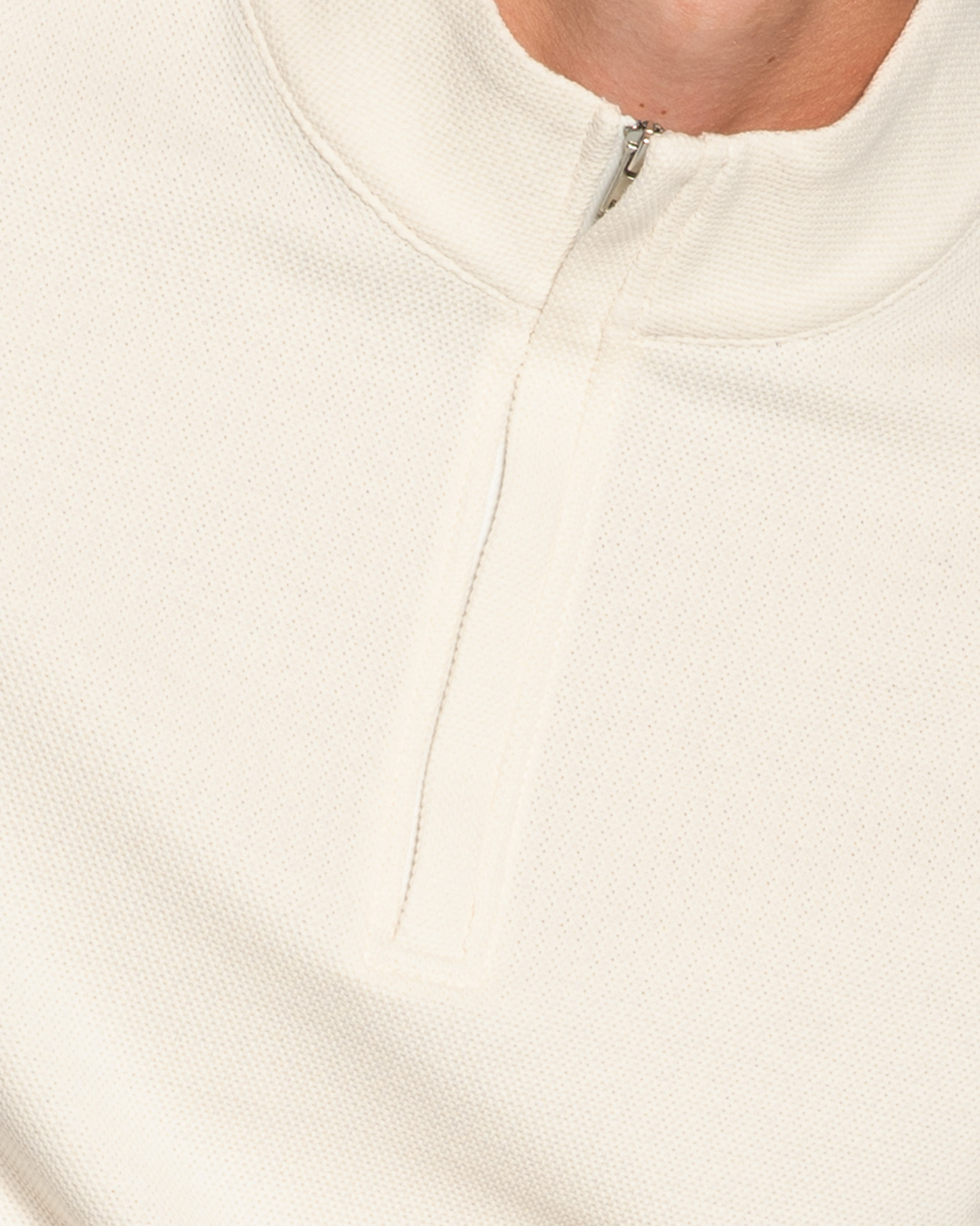 Piqué-Strickpullover