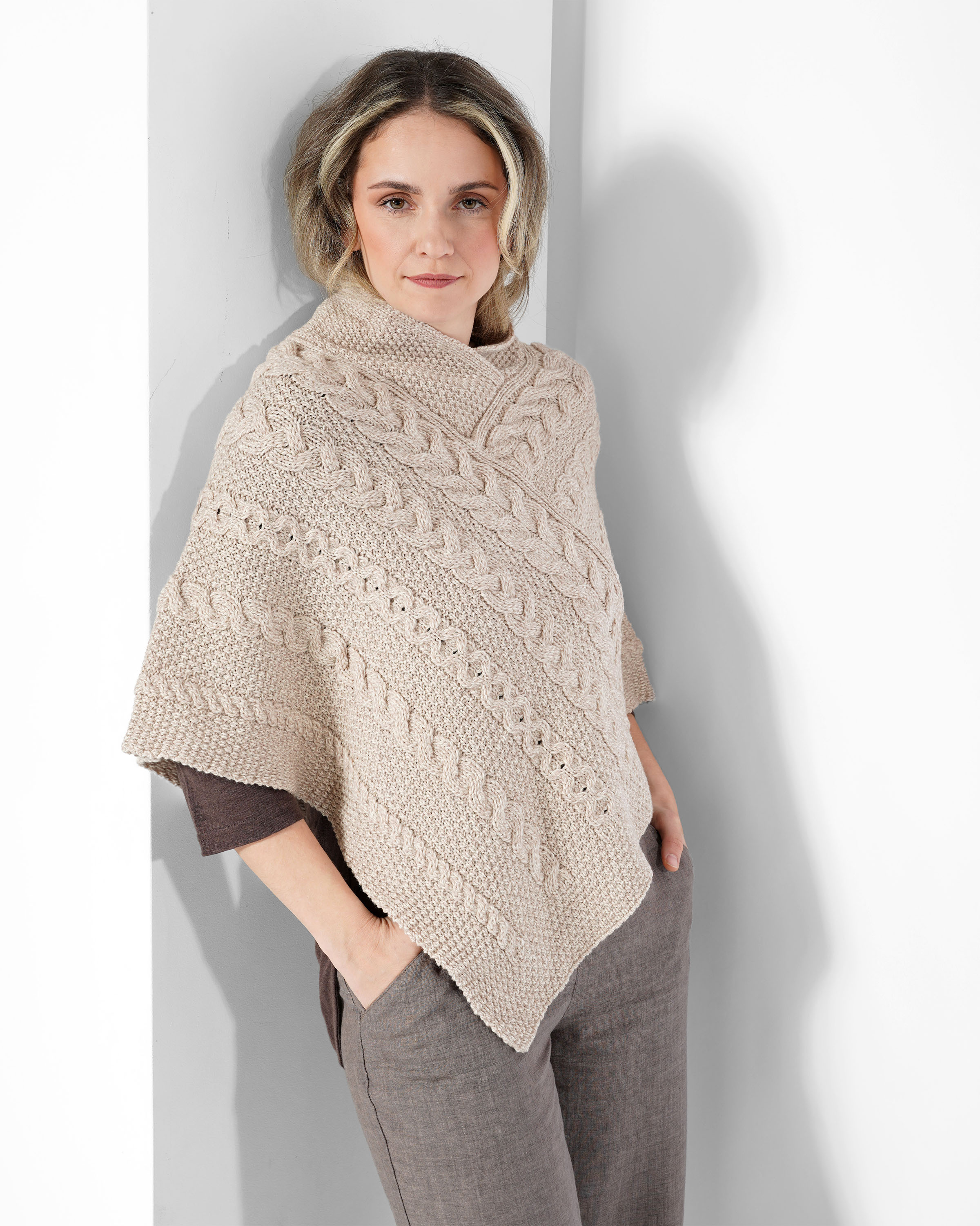 Strickponcho